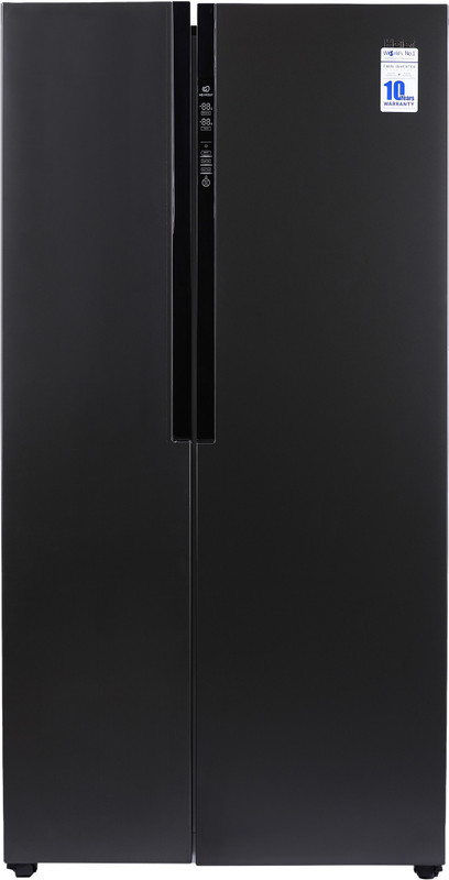 Haier 565 L Frost Free Side by Side Inverter Technology Star Refrigerator(Black Steel, HRF-619KS) Haier 565 L Frost Free Side by Side Inverter Technology Star Refrigerator(Black Steel, HRF-619KS)