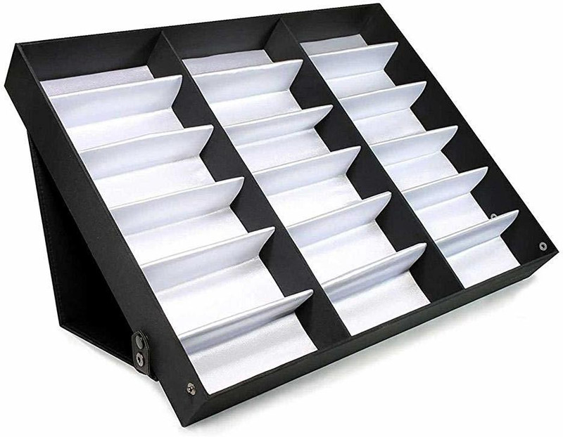 zaradise Designer Sunglass Storage Organizer, Black sunglasses Vanity Box(Black)