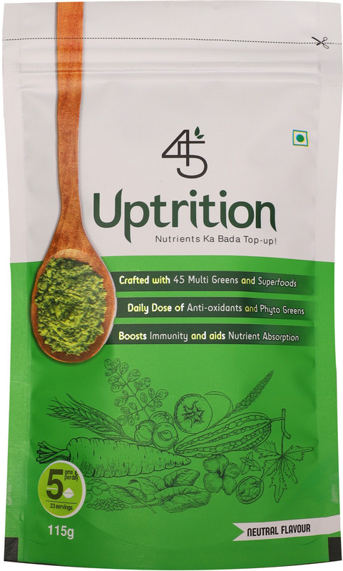 uptrition Uptrition's 45 Natural Unflavoured Balanced Meal (115 g) -23 Servings(115 mg)