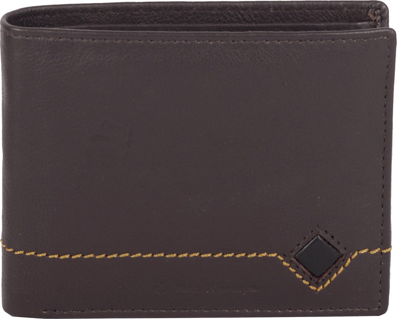 tom torretto Men Casual Brown Genuine Leather Wallet(4 Card Slots)