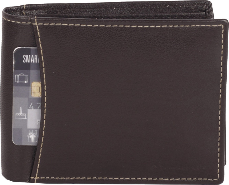 tom torretto Men Casual Brown Genuine Leather Wallet(2 Card Slots)