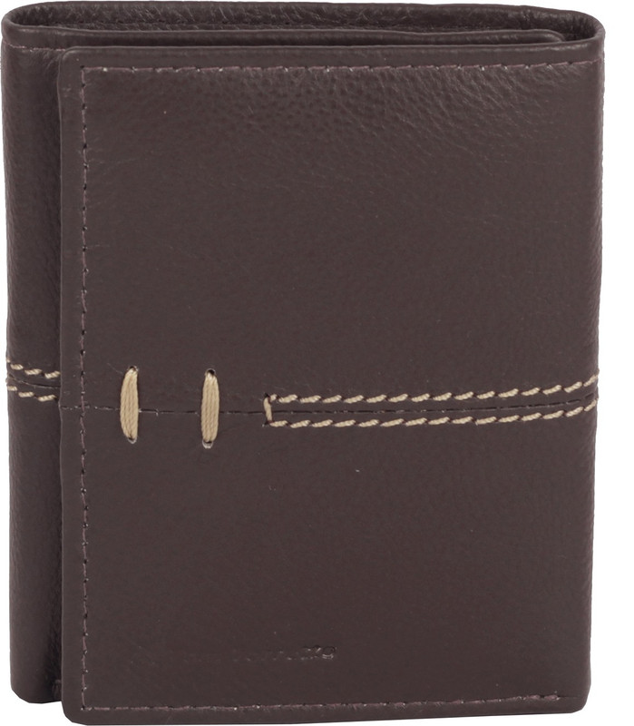 tom torretto Men Casual Brown Genuine Leather Wallet(9 Card Slots)