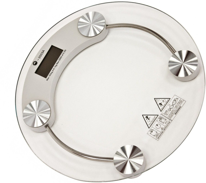 Rorian Digital Body Weight Machine (2003A) Personal Weighing Scale(White)