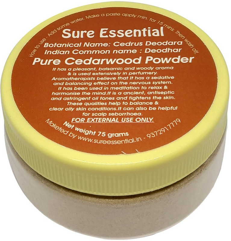 sure essential Pure Cedar wood Powder ( Chemical Free)(75 g)