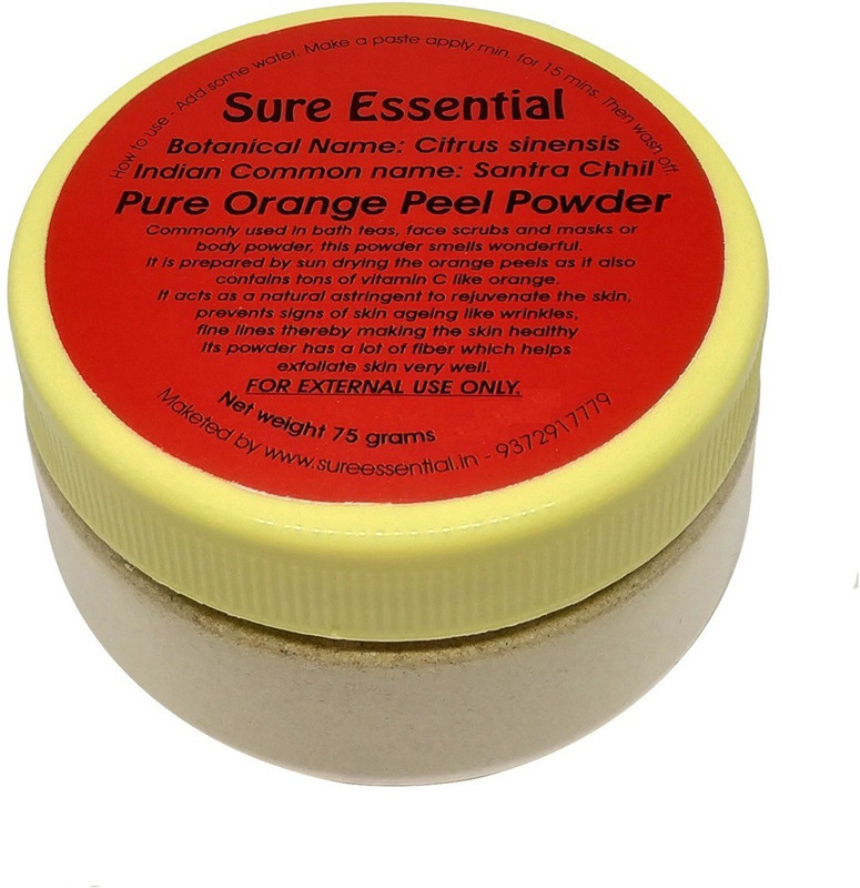 sure essential Pure Orange Peel Powder (Chemical Free)(75 g)