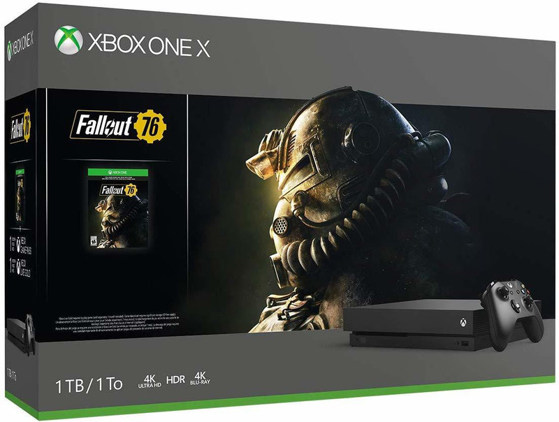Microsoft CYV-00168 1000 GB with full-game download of Fallout 76(Black)
