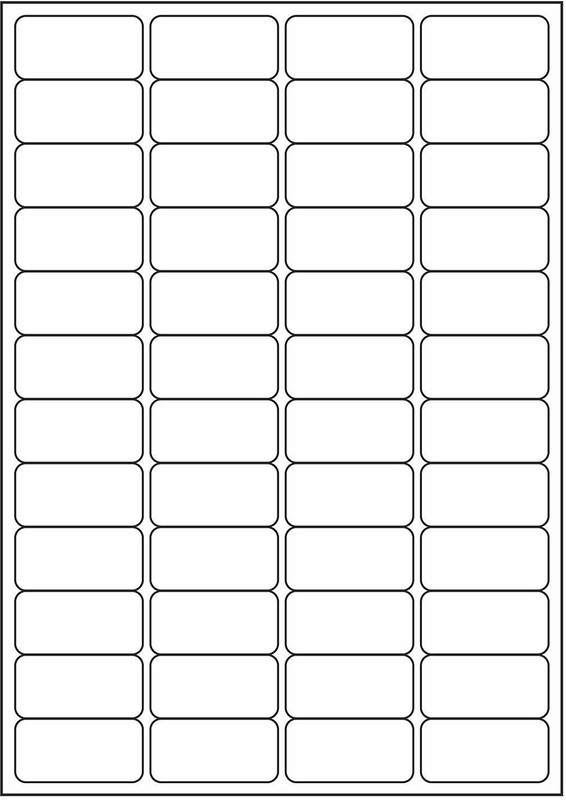 vms Professional A4 Size Paper Labels For Laser, Inkjet & Copiers 48 Labels (Per A4 Size Sheet) White Full-Sheet Labels ,Multi Purpose Self Adhesive Labels 100 Sheets/Packet (48 Label Per Sheet) Self Adhesive Paper Label(White)
