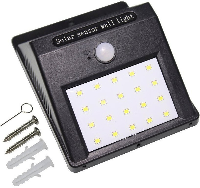 tryokart Weather Resistant 20 LED Motion Sensor Solar Light - Special Promotion Price Solar Light Set(Wall Mounted Pack of 1)