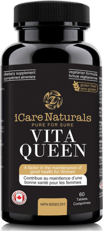 icare naturals Vita Queen Multivitamin and Minerals for Women - IMPORTED FROM CANADA(60 No)