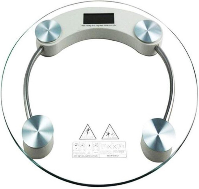 Pesonal Care Weight Machine Weighing Scale(Transparent)