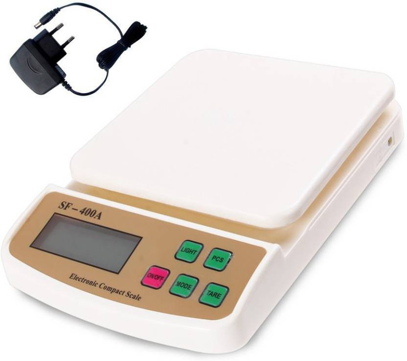Granny Smith Digital Kitchen Weight Machine 10 Kg Multipurpose Sf400A Weighing Scale(White)