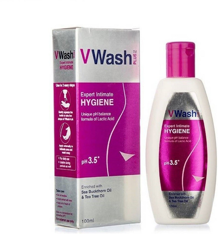 vwash Plus Expert Intimate Hygiene, 100ml Intimate Wash(100 ml, Pack of 1)