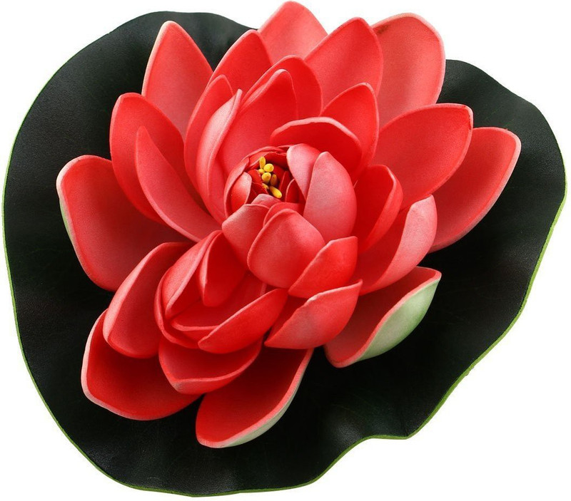 vibgyor Lotus Floating Flower Popular Decorative Multicolored Small Size Artificial Flowers Diwali & Home Decoration Gift Item Multicolor Lotus Artificial Flower(10 cm, Pack of 1)