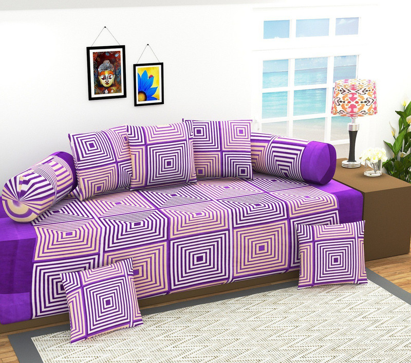 igi Polycotton Geometric Diwan Set