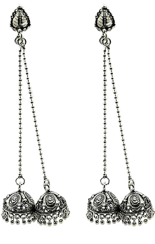 reyaz collections Reyaz collections Silver Jhumki Earring