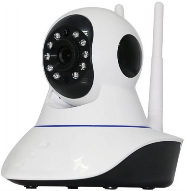 kemipro Wi-Fi Wireless, HD IP Security Camera CCTV, Supports up to 128 GB SD card, Dual Antenna, Fully Night Vision, Smart Monitoring System, Compatible With Mobile, Tablet, Laptop, Desktop, (White) Security Camera (1 Channel) Security Camera(128 GB, 1 Channel)