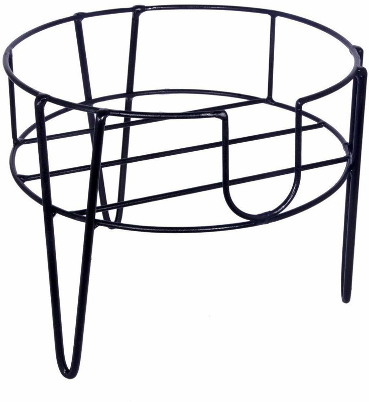 royal aqua spark Water Dispenser Stand for Kitchen Shelf Ring Dia 600 MM Black Powder Coated Overhead Storage Shelf