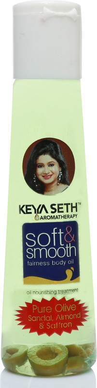 keya seths aromatherapy soft & smooth olive body oil 100 ml(100 ml)