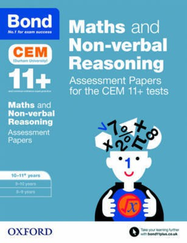 Bond 11+ Maths and Non-verbal Reasoning Assessment Papers for the CEM 11+ tests(English, Paperback, Primrose Alison)