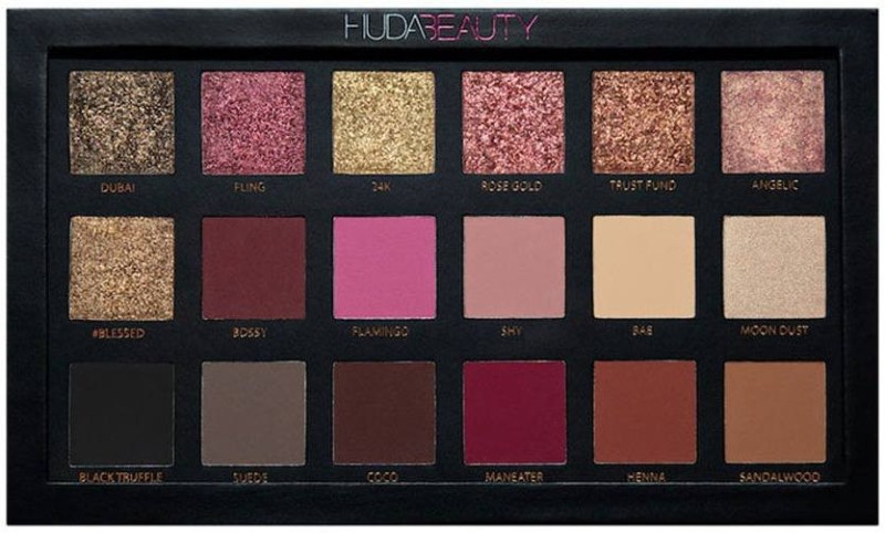 Huda Beauty Rose Gold Edition Eyeshadow Palette - 18 Shades 5 ml (Multicolor) 5 ml(Multicolor)