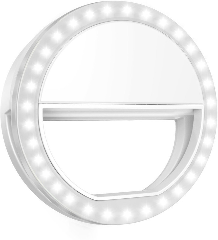 biratty Selfie Beauty LED Ring Light for Smartphones Ring Flash Ring Flash(White)