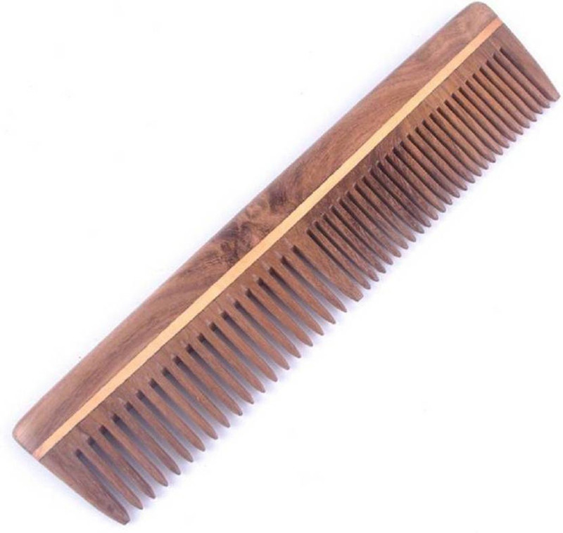 leysin Neem Wooden Comb For Hair Growth For Women, Men