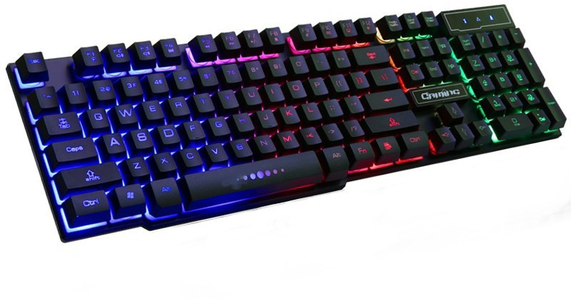 Tetratech Lighting Wired USB Gaming Keyboard(Multicolor)