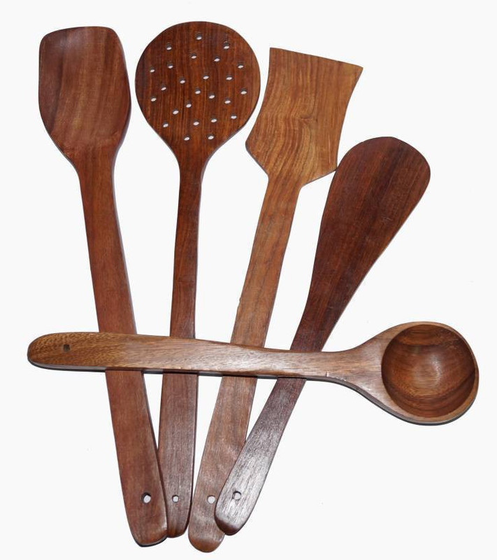 vilton Wood Ladle(Pack of 1)