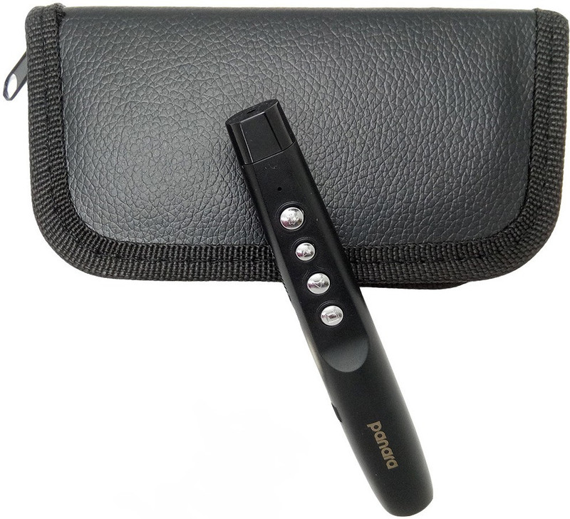Panara Wireless Presenter Remote Control Pen | Powerpoint Presenter with Laser for Web and Document Presentation (Black) Wireless Presenter Presenter(Black)