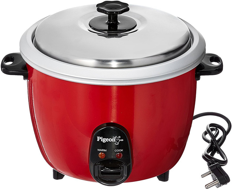 Pigeon SHW JOY 0.6 COOKER Electric Rice Cooker(0.6 L, Red, Green)