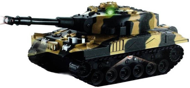 jojoss Strike Force Remote Control Musical Military Tank for 3+ Kids(Green)