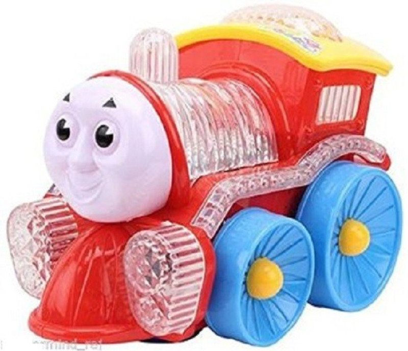Buy Lovely Praja store Thomas Engine Bump and Go Action Funny Loco Musical Train Engine Toy for Kids and Toddlers with 4D Light and Sound Projector Light and Real Engine Sound Multicolor Online at