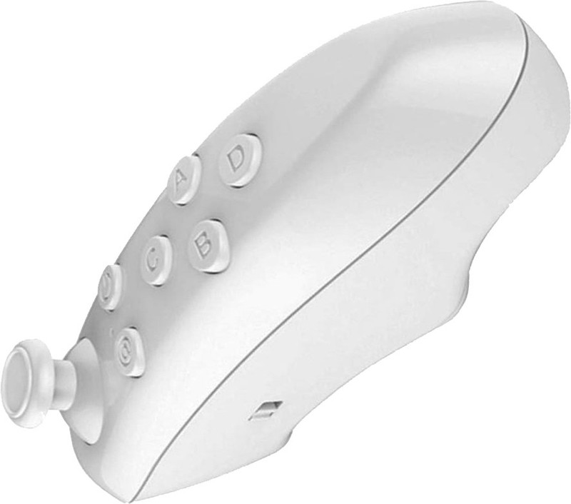 biratty Multifunction Bluetooth Vr Remote With Joystick & Functioning Keys Remote Controller(White)