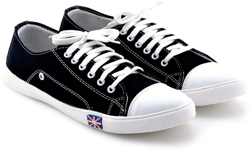 ventino Canvas Shoes For Men(Black)