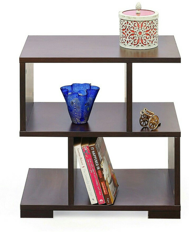 rockfur Side table walnut Solid Wood Side Table(Finish Color - walnut)
