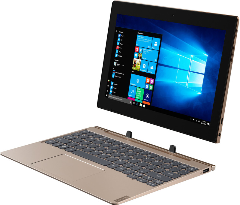 Lenovo Ideapad D330 with Keyboard 64 GB 10.1 inch with Wi-Fi Only Tablet (Bronze)