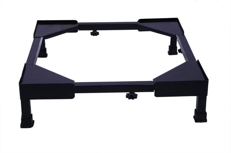 metroplasticandsteel Adjustable Fridge/Top load Washing machine/Dishwasher Stand (Size-Min 15” X 15” to Max 28” X 28” Fully Metal Body) Washing Machine Trolley