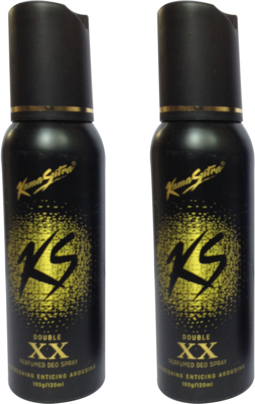 KamaSutra Double XX (pack of 2) Perfume Body Spray  -  For Men & Women(120 ml, Pack of 2)