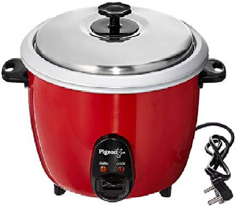 Pigeon SHW JOY 2.2 LITERS Electric Rice Cooker(2.2 L, Red)