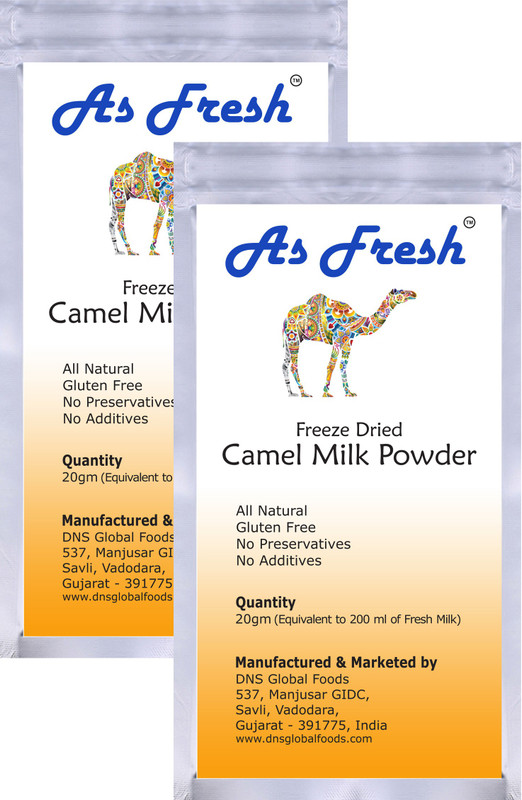 As Fresh Freeze Dried Camel -2x20g-Gluten Free (40,Pack of 2) Milk Powder(40 g, Pack of 2)