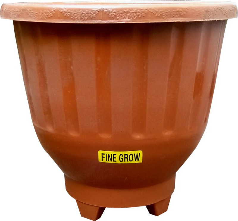 finegrow Plant Container(Plastic, External Height - 18.5 cm)