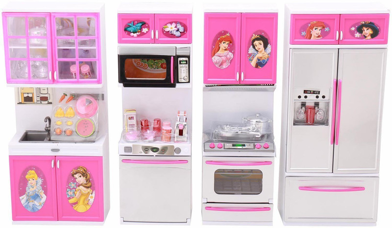 crazy toys Barbie Dream House Kitchen Set Playing For Cild