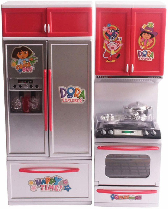 crazy toys Barbie Doll Dream House Kitchen Set Toy Play For Kids