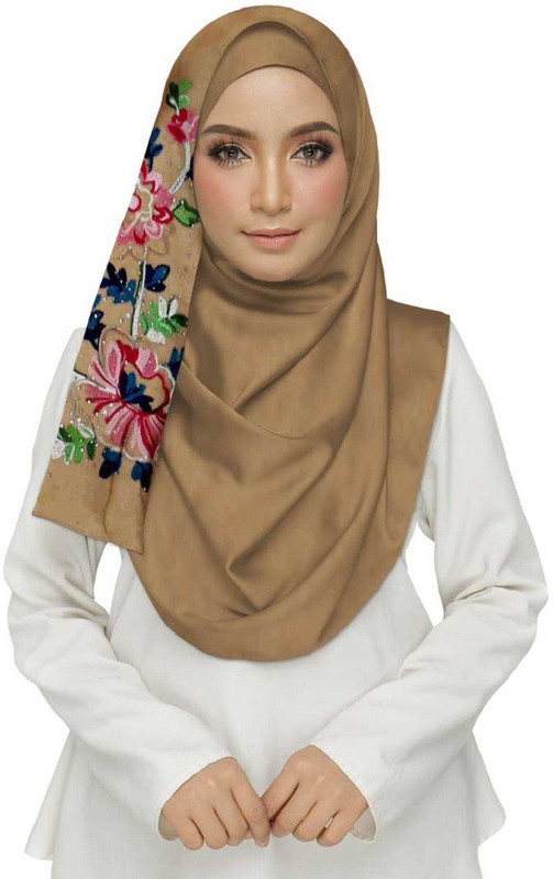 mean zoom Checkered Premium Cotton Fabric Girls Fancy Scarf