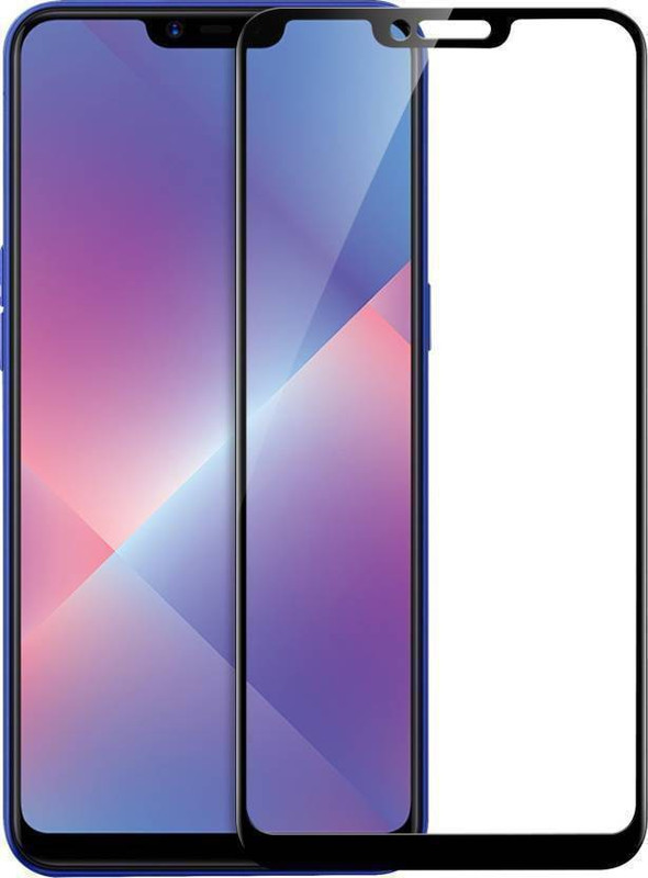 shrino Edge To Edge Tempered Glass for Shrino Oppo Realme 2 Tempered Glass 6D Screen Protector Black Pack of 2 SH-TG6DBK-1068Oppo Realmi 2(Pack of 1)