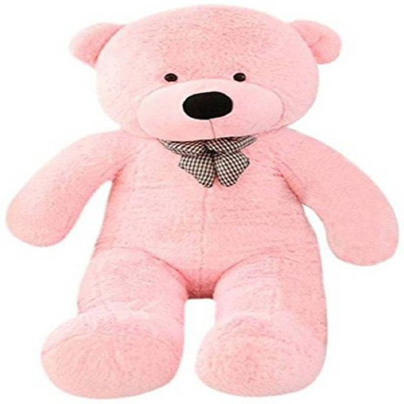 lovehug AR teddy toy 3 Feet Stuffed Spongy Cute & Soft Teddy Bear (Pink) - 91 cm (Pink)  - 91 cm(Pink)