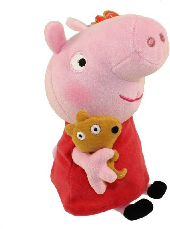 gaju Peppa Pig Peppa toy - 19 cm (Red)  - 19 cm(Multicolor)