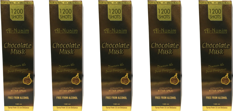Al Nuaim Chocolate Musk (pack of 5) Floral Attar(Musk)