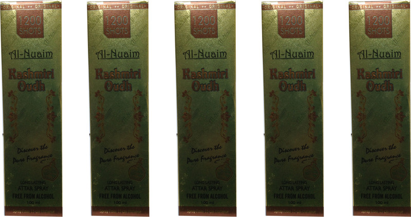 Al Nuaim Kashmiri Oudh (pack of 5) Floral Attar(Musk)