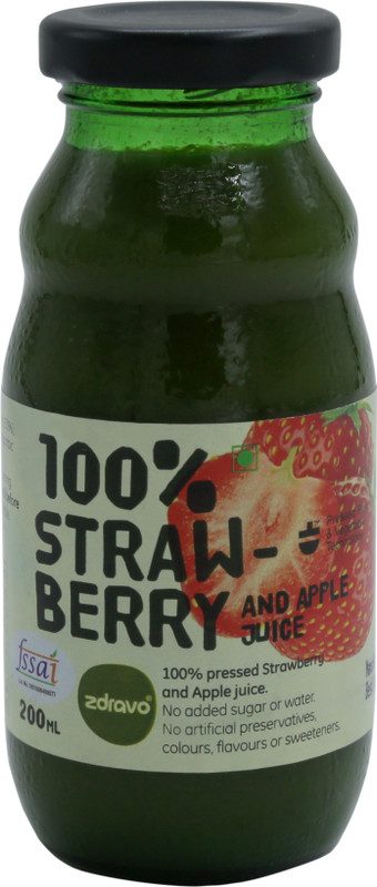 zdravo 100% Strawberry + Apple Juice(200 ml)